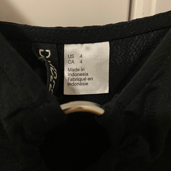 Black Cut-out Jumpsuit | Size 4 - Picture 5 of 5